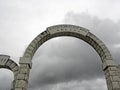 Arch on the entrance of sanctuary in Hrasno Royalty Free Stock Photo