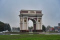 Arch of Friendship on the square in Nalchik city