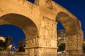 Arch of Galerius and Rotunda in the city of Thessaloniki, Greece. Royalty Free Stock Photo