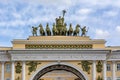 Arch of General Staff building on Palace square, Saint Petersburg, Russia Royalty Free Stock Photo