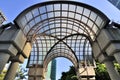 Arch with glass roof Royalty Free Stock Photo