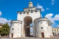 Arch Golden Gate in the center of Vladimir city, Russia