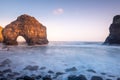 Arch of Los Roques beach, Tenerife island, Spain Royalty Free Stock Photo