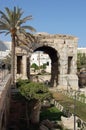 Arch of Marcus Aurelius, Tripoli, Libya Royalty Free Stock Photo