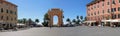 Arch of Margaret of spain in Finale Ligure Royalty Free Stock Photo