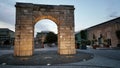 Arch at the Northern Docks of Dublin