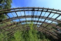 Arch of an old aircraft hangar near Venlo