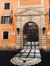 Arch of the old house of the Renaissance Royalty Free Stock Photo