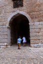 Arch ot the venetian palace called Soardo Ã¢â¬â Bembo Castle in Valle - Bale, Istria. Croatia