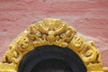 Arched Hindu Temple Doorway, Kathmandu, Nepal
