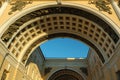 Arch on Palace area, St.-Peterburg Royalty Free Stock Photo
