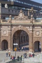 Arch of parliament in Gamla Stan Royalty Free Stock Photo