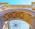 The arch of Passage in Khreshchatyk Avenue