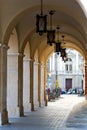 Arch passage of Lviv city in Ukraine