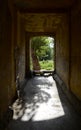 Arch passage in an old house