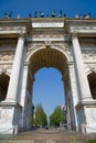 Arch of Peace,central vertical view of the monument