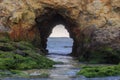 The Arch at Pescadero Beach, San Mateo County, California, USA Royalty Free Stock Photo