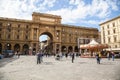 Arch at Piazza della Repubblica in Florence, Italy