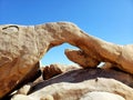 Arch Rock Curvature of Joshua Tree National Park Royalty Free Stock Photo