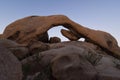 Arch rock in Joshua Tree National Park Royalty Free Stock Photo