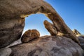 Arch Rock at Joshua Tree National Park Royalty Free Stock Photo