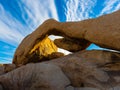 Arch Rock at White Tank in Joshua Tree National Park Royalty Free Stock Photo