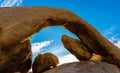 Arch Rock at White Tank in Joshua Tree National Park Royalty Free Stock Photo