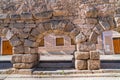 Arch of Roman aqueduct Segovia, Castile and Leon Spain Royalty Free Stock Photo