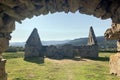 Through the arch at Ruthven Barracks