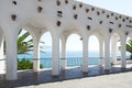 Arch's at Balcon de Europa, Nerja Royalty Free Stock Photo