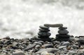 Arch from sea stones Royalty Free Stock Photo