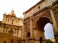 Arch of Septimius Severus Royalty Free Stock Photo