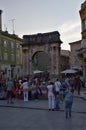 Arch of the Sergi, Pula, Croatia