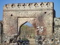 Arch Shaped Entrance Gate of Kajligarh Fort, India.