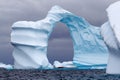 Arch Shaped Iceberg Royalty Free Stock Photo