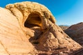 Arch The Slick Rock of Fire Valley, Valley of Fire State Park Royalty Free Stock Photo