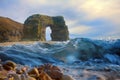 Arch of Steller. Massive stone arch