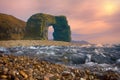 Arch of Steller. Massive stone arch