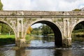 Arch Stone Bridge over River Nore in Inistioge, Kilkenny, Ireland