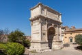 The Arch of Titus Arco di Tito, Arcus Titi. Honorific arch, located on the Via Sacra, Rome Royalty Free Stock Photo