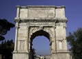 Arch of Titus, Forum Romanum, Rome Royalty Free Stock Photo