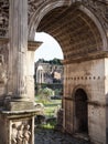 Arch of Titus in Rome Royalty Free Stock Photo