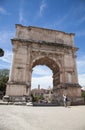 The Arch of Titus, Rome, Italy Royalty Free Stock Photo