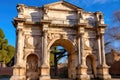 arch of titus in rome on a sunny day