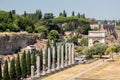 The Arch of Titus and the Via Sacra on the old Roman Forum