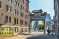Arch to Chinatown in Montreal Royalty Free Stock Photo
