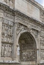 Arch of Trajan, ancient Roman triumphal arch, Benevento, Campania, Italy Royalty Free Stock Photo