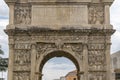 Arch of Trajan, ancient Roman triumphal arch, Benevento, Campania, Italy Royalty Free Stock Photo