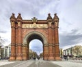 Arch of Triumph in ciutadella park, Barcelona