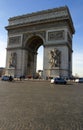 The Arch of Triumph in Paris Royalty Free Stock Photo